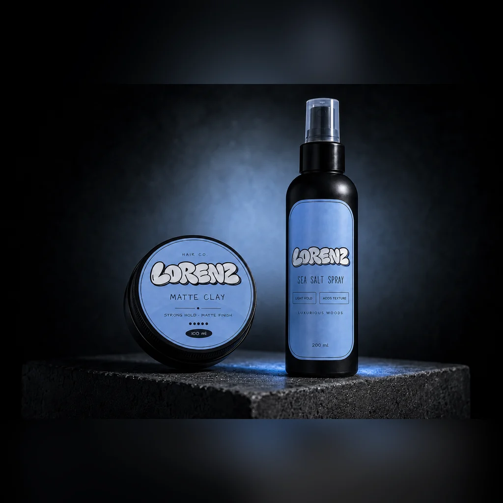 LORENZ Styling Set – Matte Clay ja Sea Salt Spray